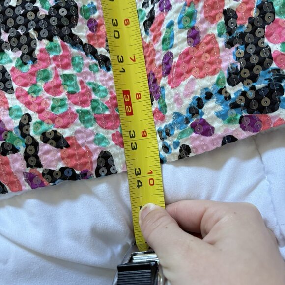 Lilly Pulitzer Lucy Cameo Sweet Nothings Sequin Shift Cocktail Dress Womens 2 - Picture 5 of 9